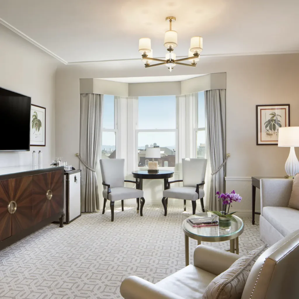 Guest suite at the Hotel Drisco