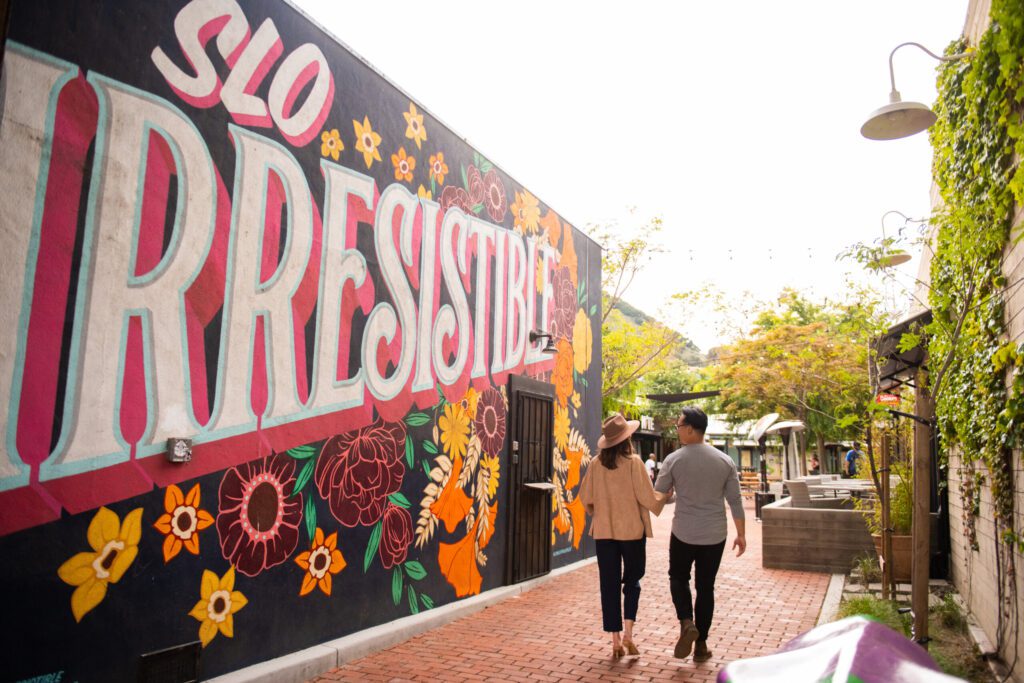 A mural in Downtown San Luis Obispo