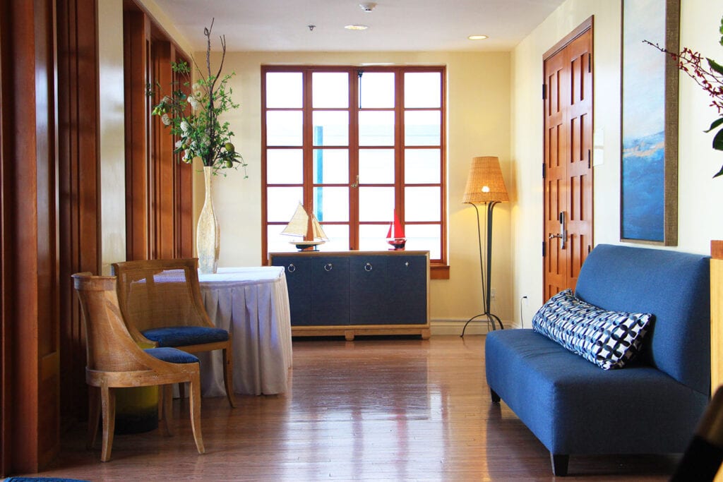 Lobby at Waters Edge Hotel