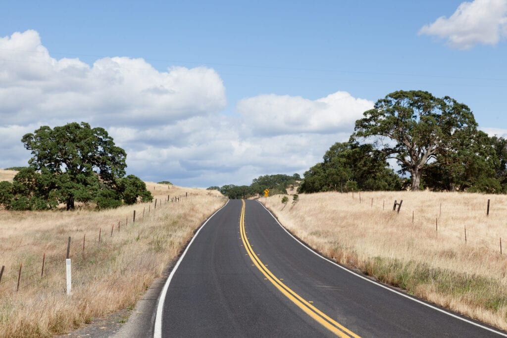 Highway 49 near Mariposa