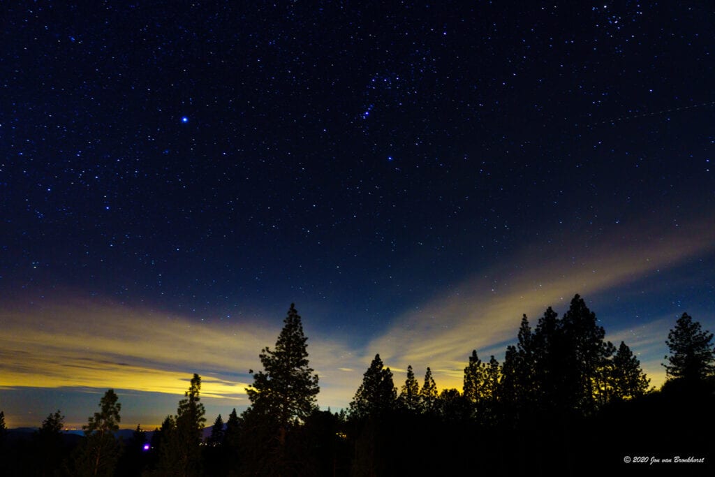 Night skies at Courtwood Inn, photo by Jon van Bronkhorst