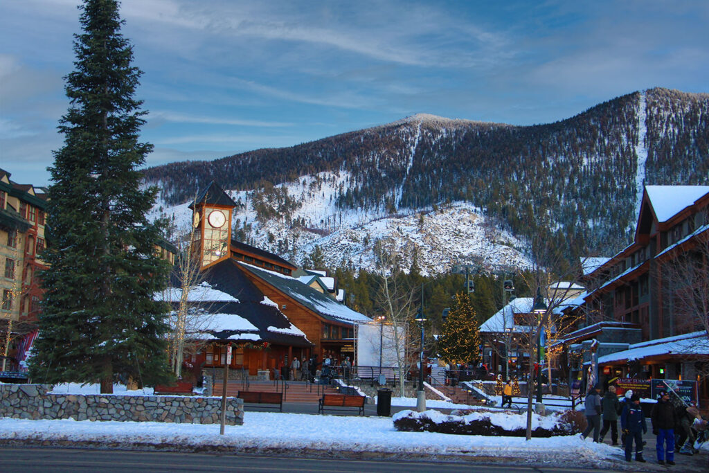 Entrance to Heavenly Village in South Lake Tahoe