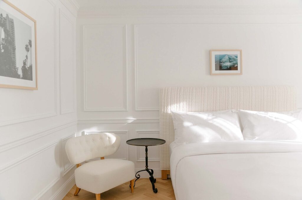 Guest room at Cara Hotel