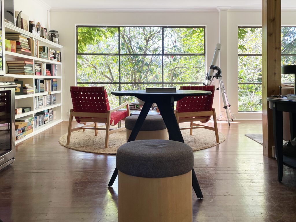 Living room at Mine + Farm