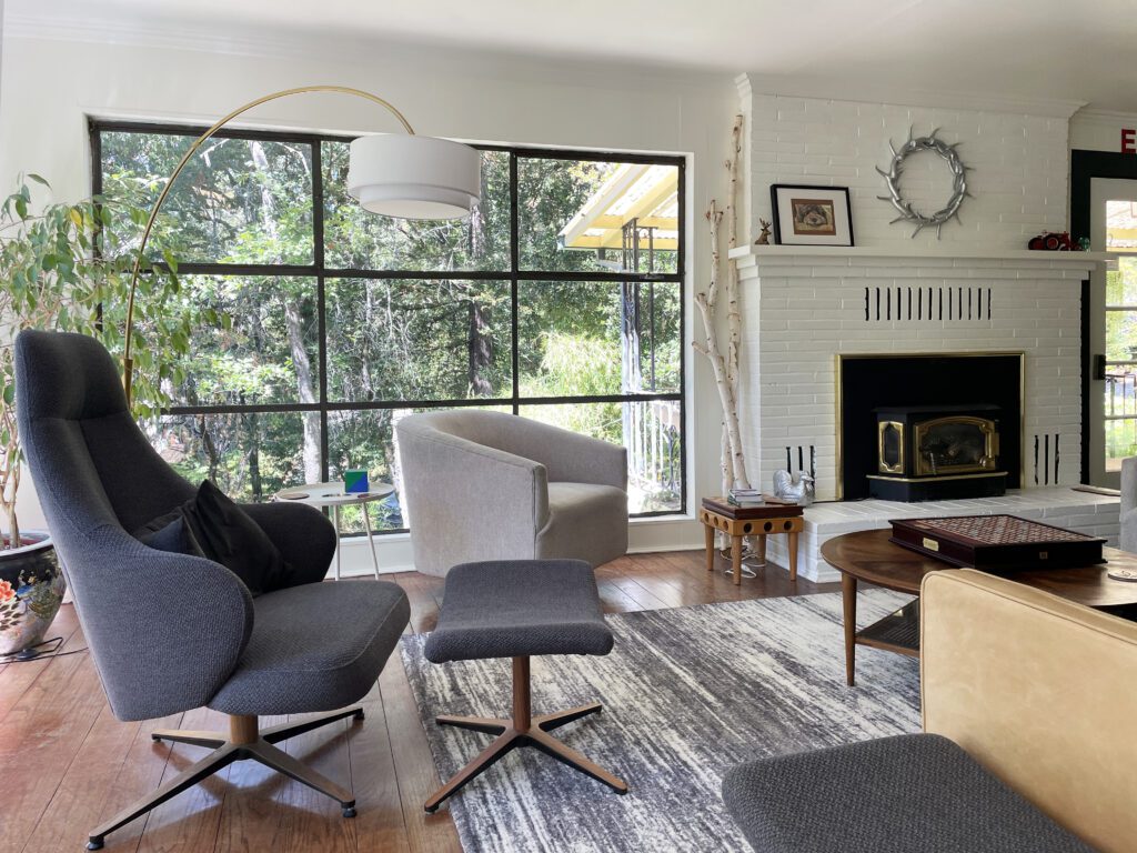 Living room at Mine + Farm