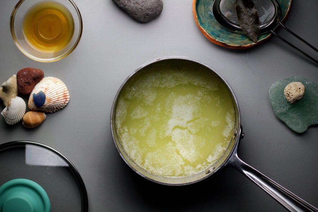 Melt the butter, let it sit until the milk solids fall to the bottom