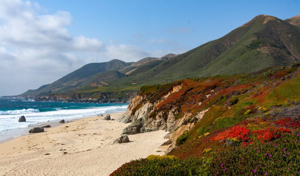 Views of the beach at Garrapata State Park on the Big Sur coastline