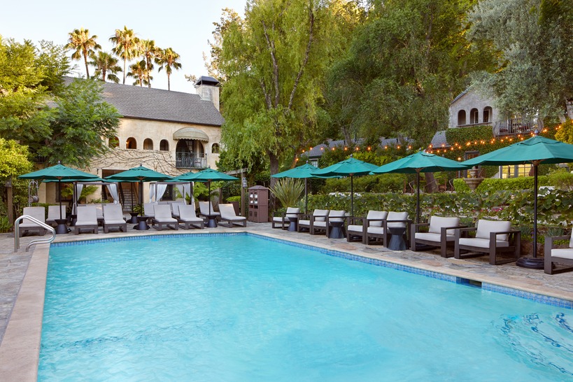 The pool at Kenwood Inn & Spa