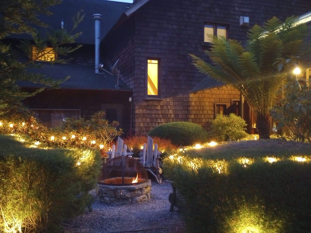 Fire pit at the Brewery Gulch Inn