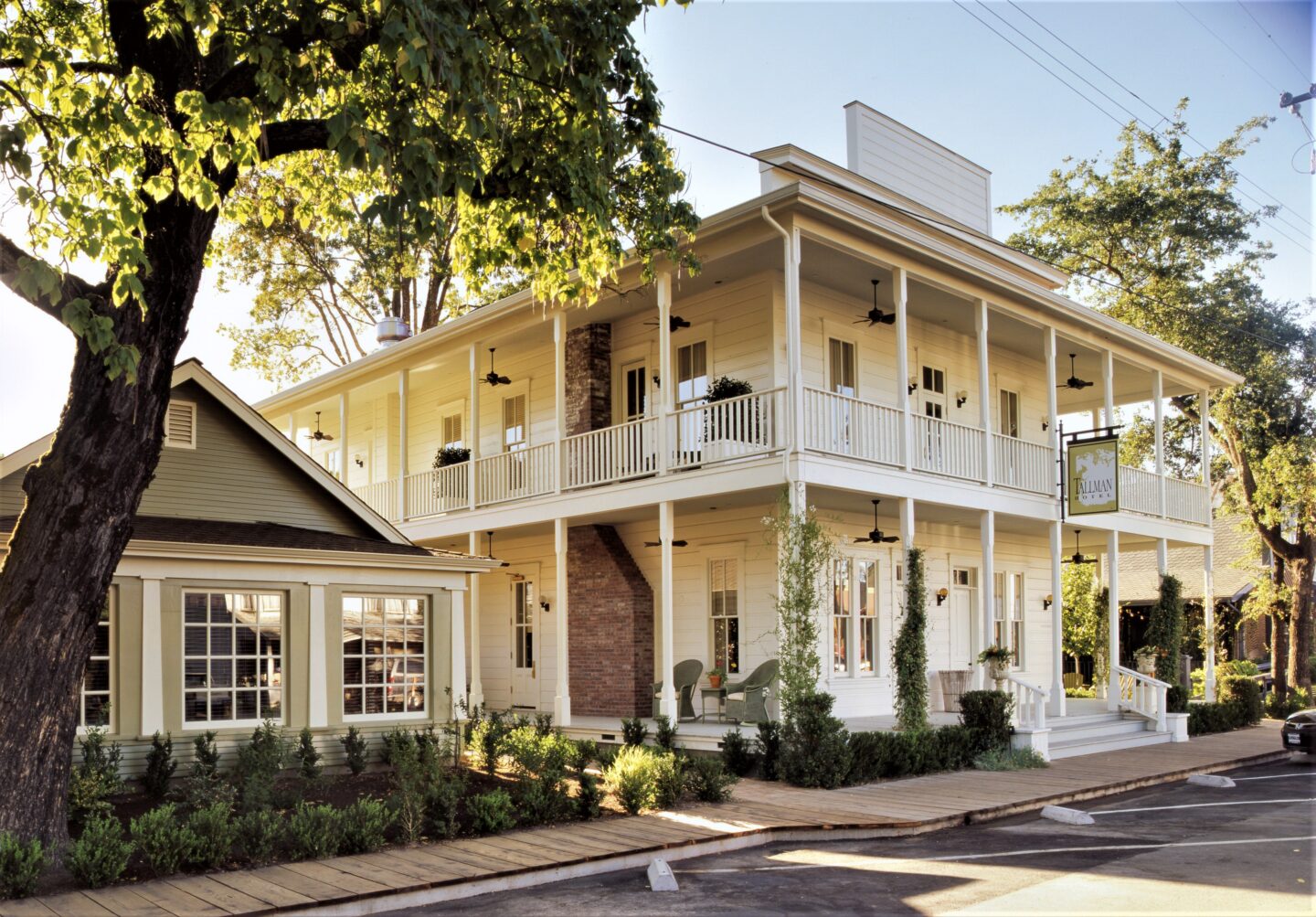 Exterior of the Tallman Hotel