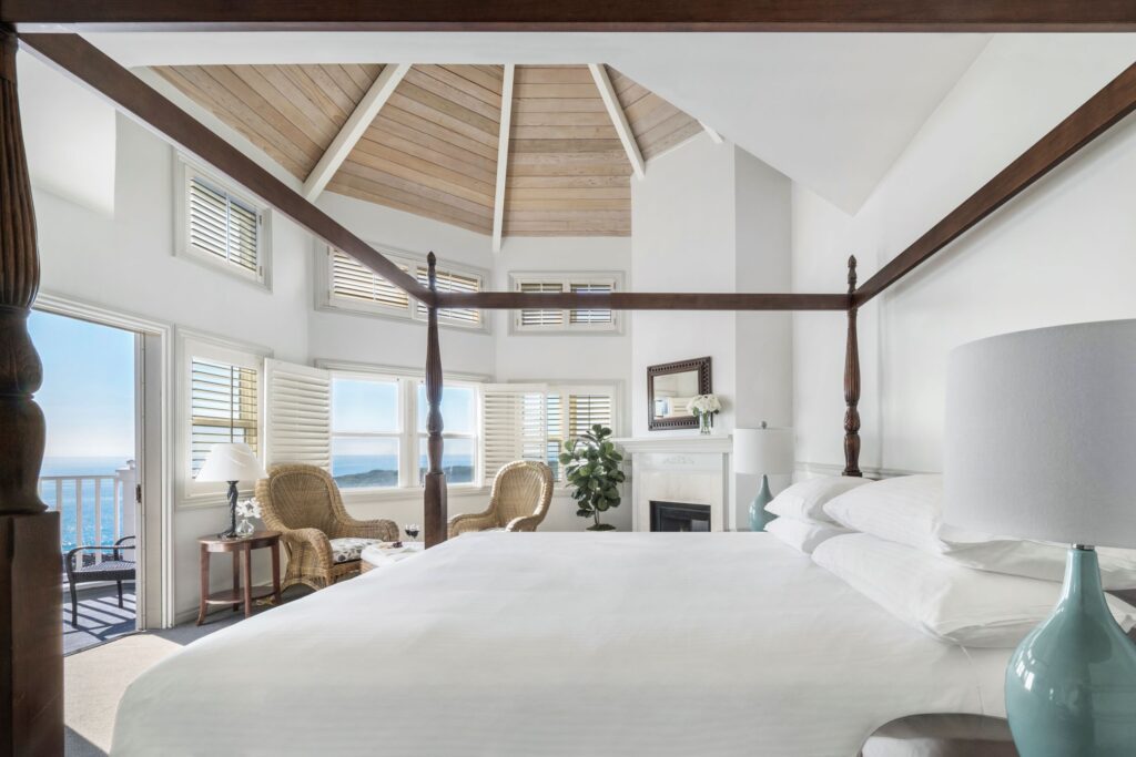 Luxury Tower Guest Room at the Blue Lantern Inn