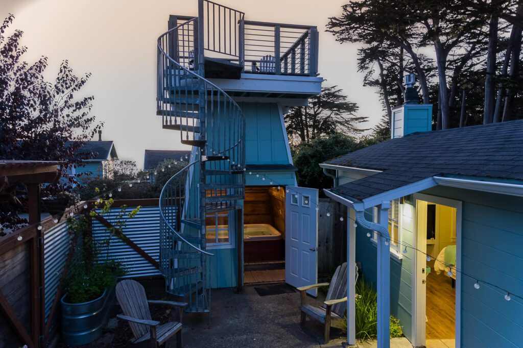 Water Tower cottage at Inn at Schoolhouse Creek