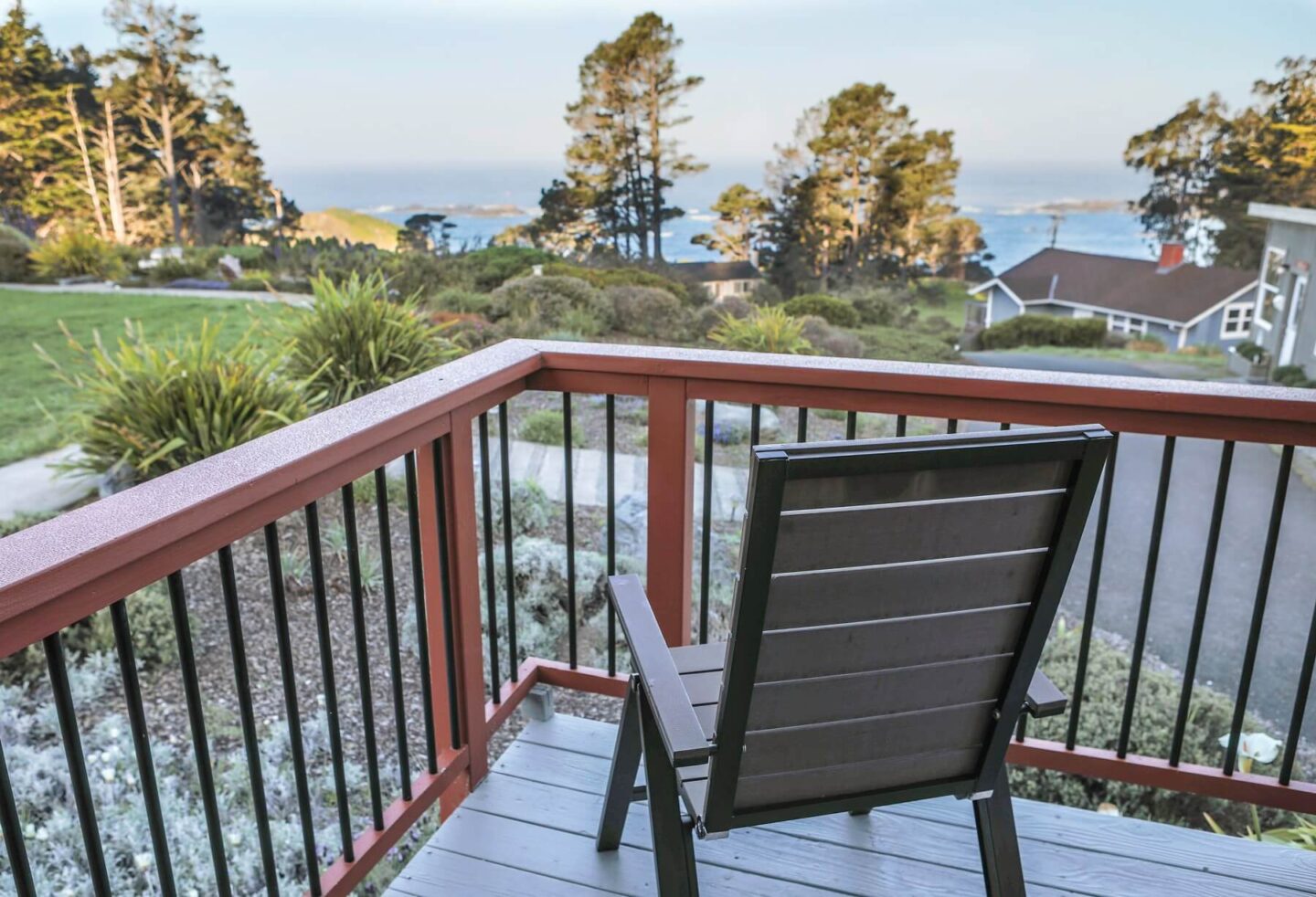 View from Farallon Cottage at the Cottages of Little River Cove