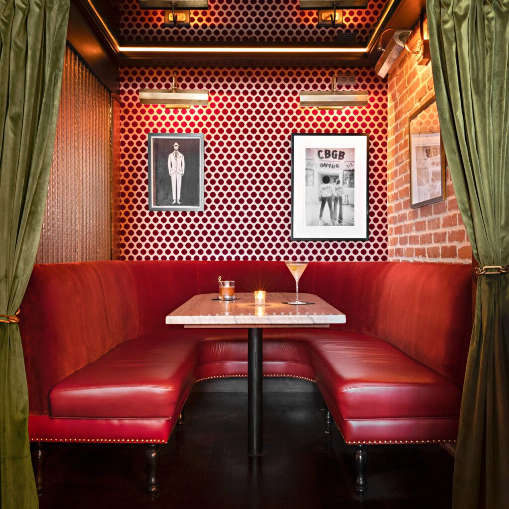 Seating at the Nightcap at Granada Hotel & Bistro