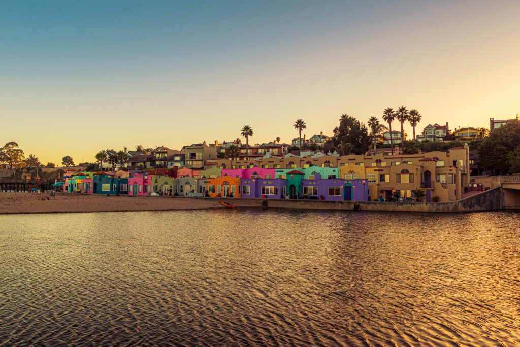 Capitola Beach at Santa Cruz County, California