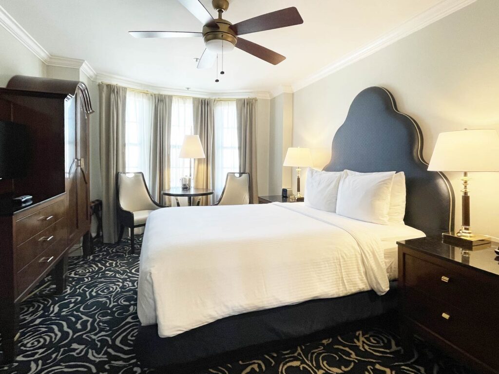 Guest room at Inn at the Opera