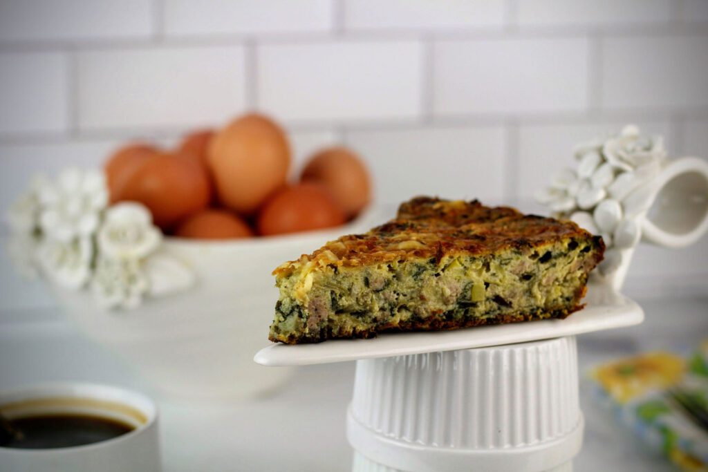 Artichoke Sausage Frittata from Mill Rose Inn