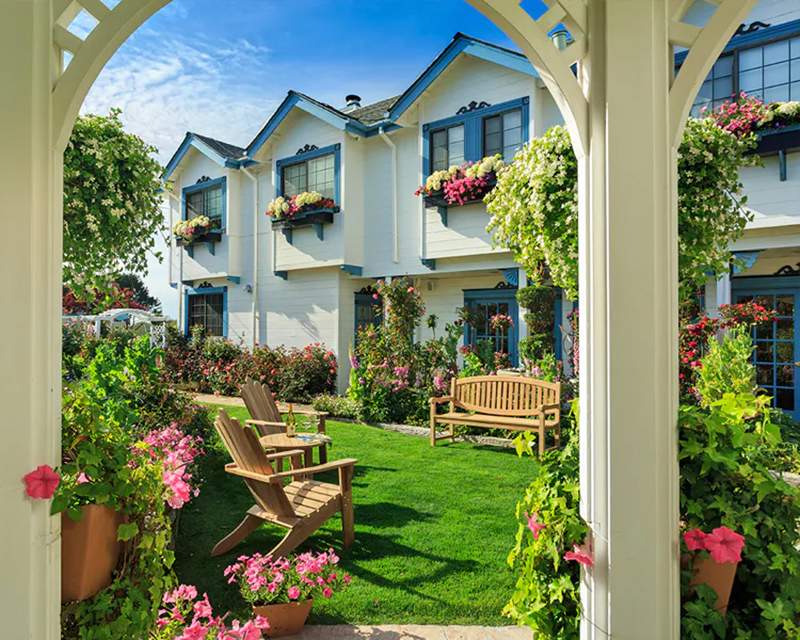 Gardens at the Mill Rose Inn