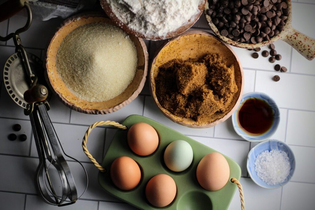 Ingredients for Channel Road Inn’s World-Famous Chocolate Chip Cookies