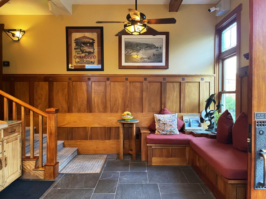 The lobby of The Avalon Hotel