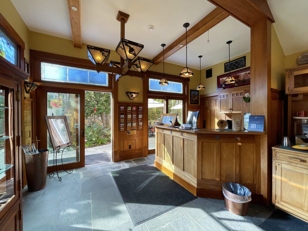 The lobby of The Avalon Hotel