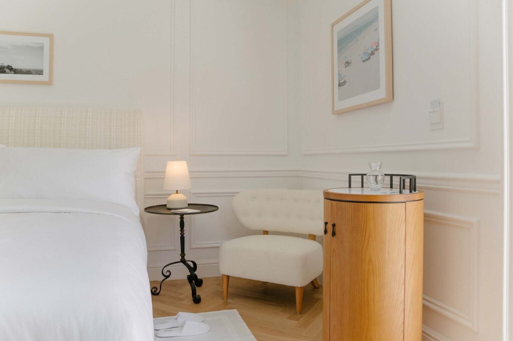 Guest room at Cara Hotel