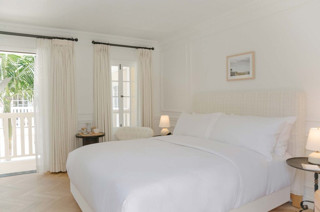 Guest room at Cara Hotel