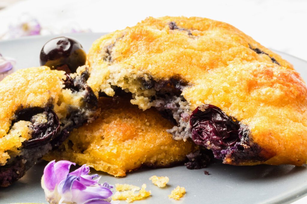 Cream Scones with Berries