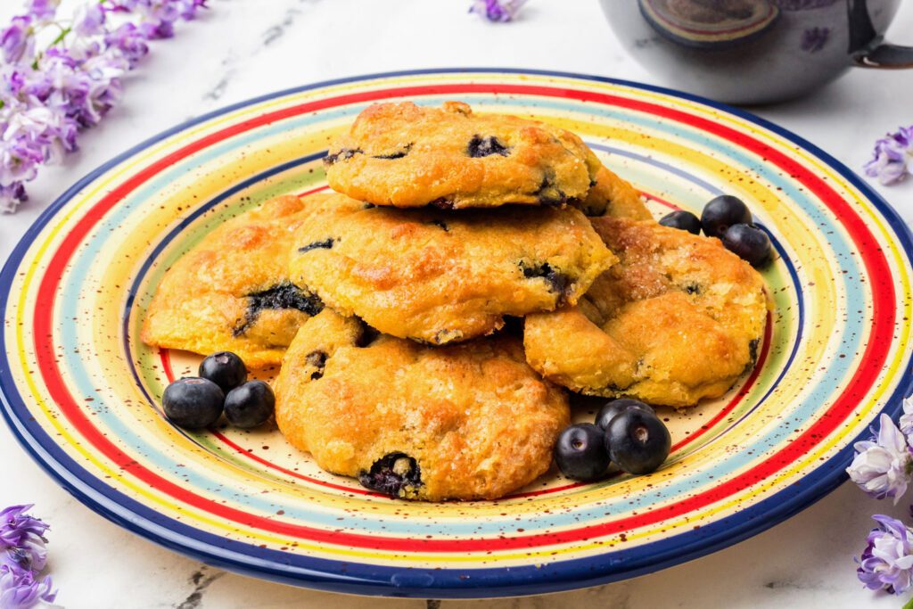 Cream Scones with Berries