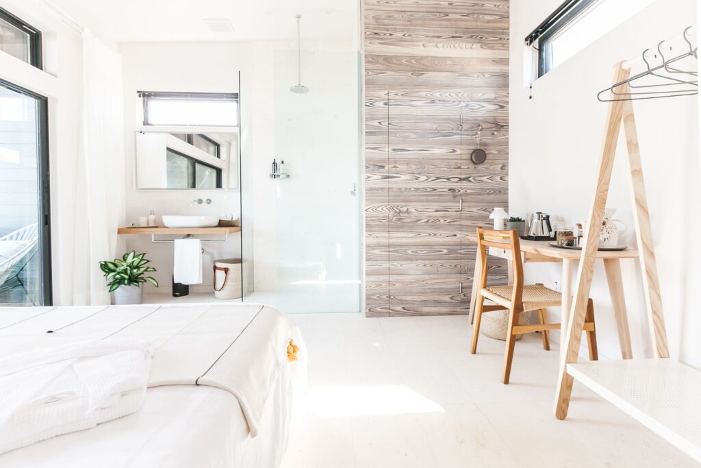 Guest room at Twevle Senses Retreat