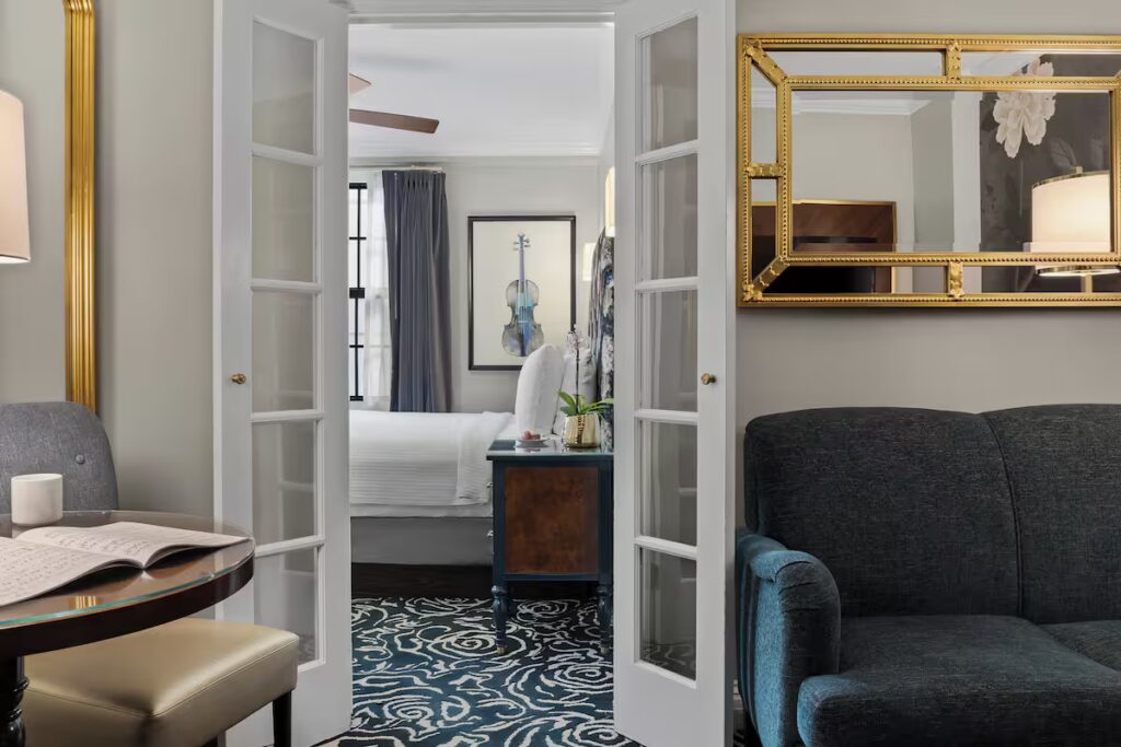 A suite at the Inn at the Opera