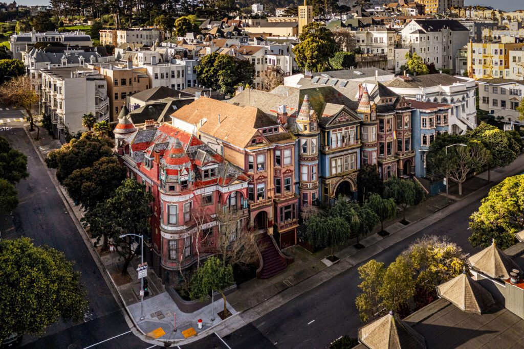 Aerial view of the Chateau Tivoli