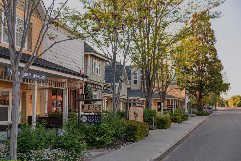 Wine tasting rooms in Los Olivos