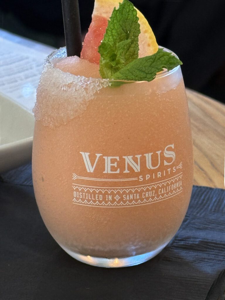 A mini frozen paloma libre at Venus Spirits Cocktails & Kitchen
