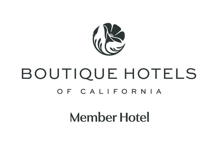 Boutique Hotels of California member hotel logo in dark Gary