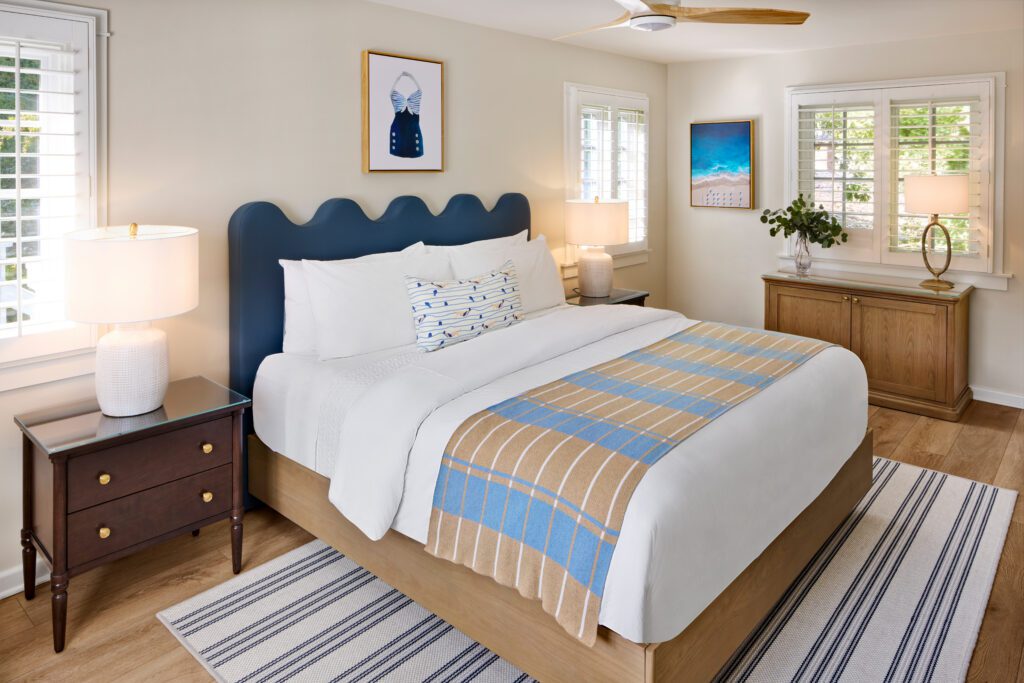 Guest room at the Channel Road Inn